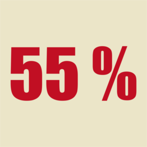 55 %