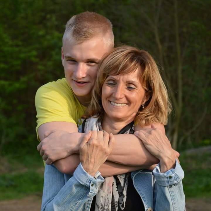 Patrik s maminkou Janou