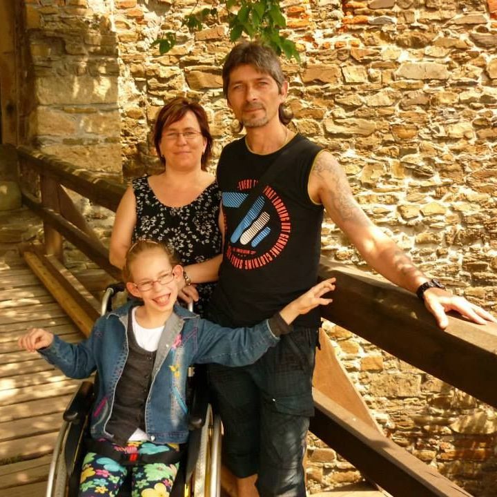 Maruška s rodiči