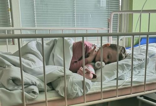Eliška v nemocnici