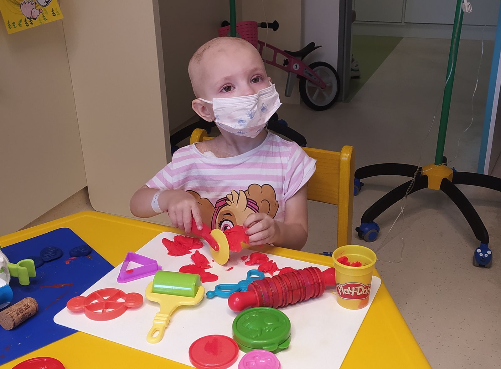 Klaudinka v nemocnici