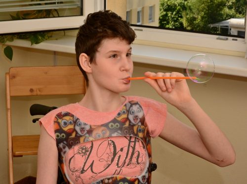 Anežka na logopedii