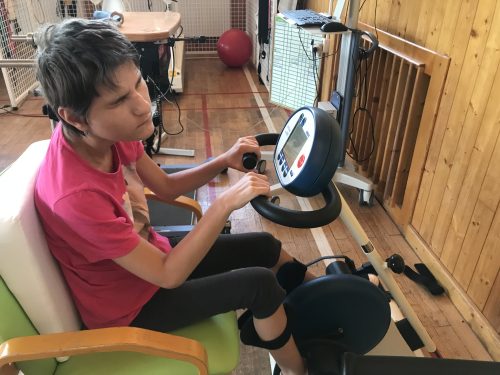 Kája na rehabilitaci