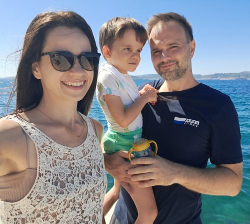 Jaroušek s rodiči