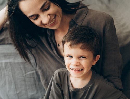 Jaroušek s maminkou