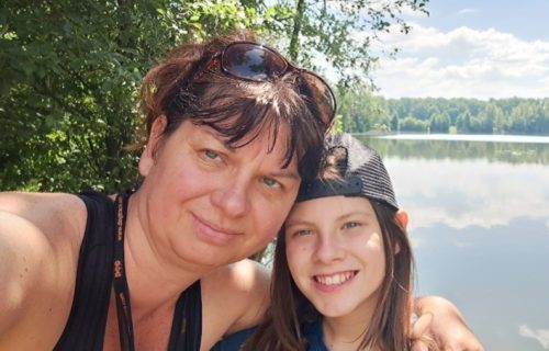 Paní Michaela s dcerou