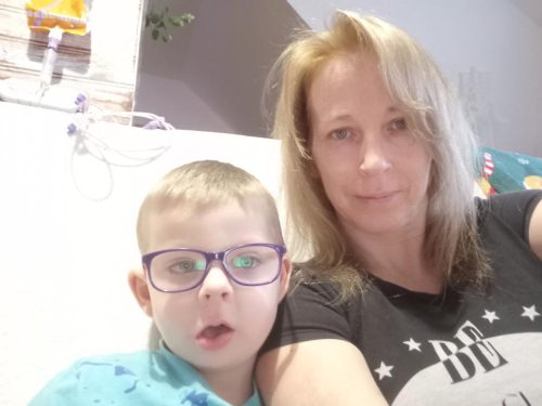 Dominik s&nbsp;maminkou