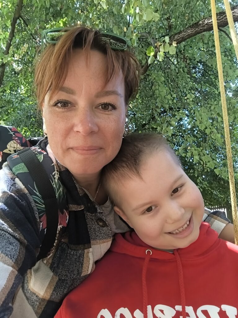 Štěpánek s maminkou